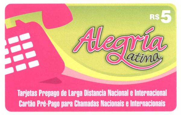 Alegria Latina R$5