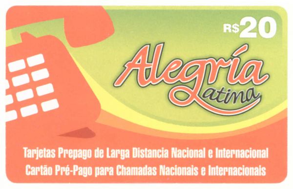 Alegria Latina R$20